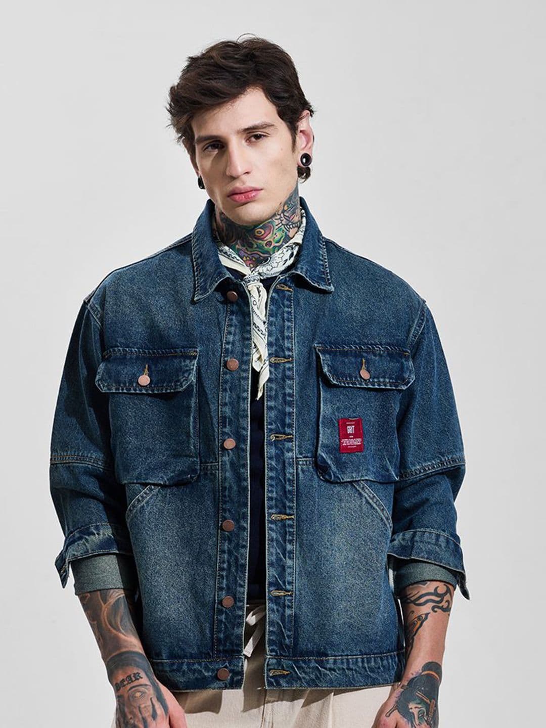 Snitch Blue Solid Jacket - view 1