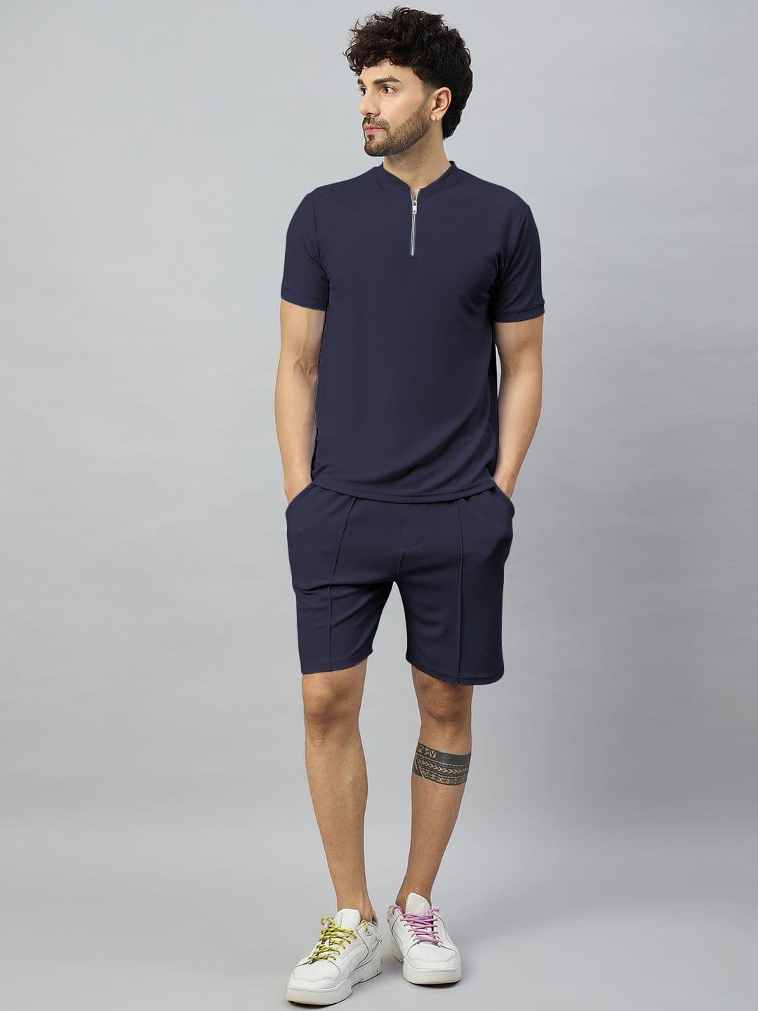 CHROME & CORAL Men Short Sleeve T-Shirt & Shorts Tracksuits - view 1