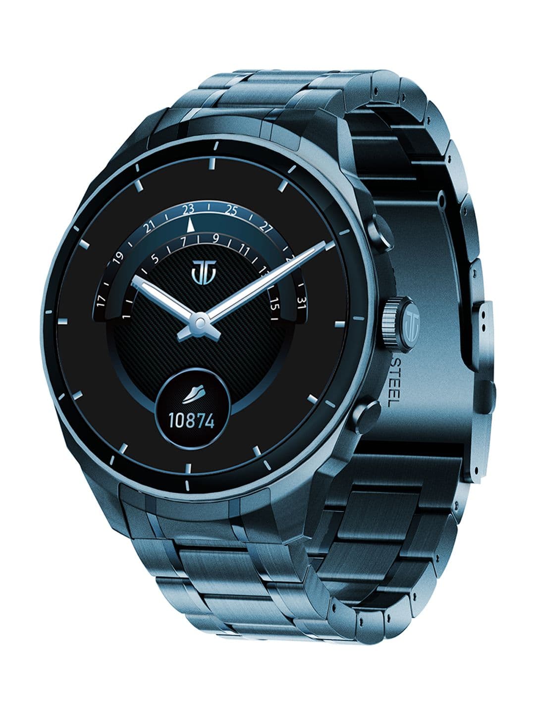 Titan Heritage 1.43 AMOLED Stainless Steel Working Crown 3D UI IP68 BT Calling Smart Watch - view 1