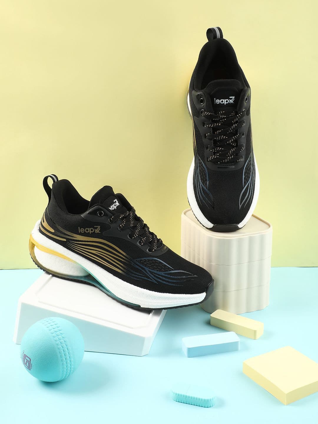 Liberty Men Running Non-Marking Lace-Ups Shoes - view 1