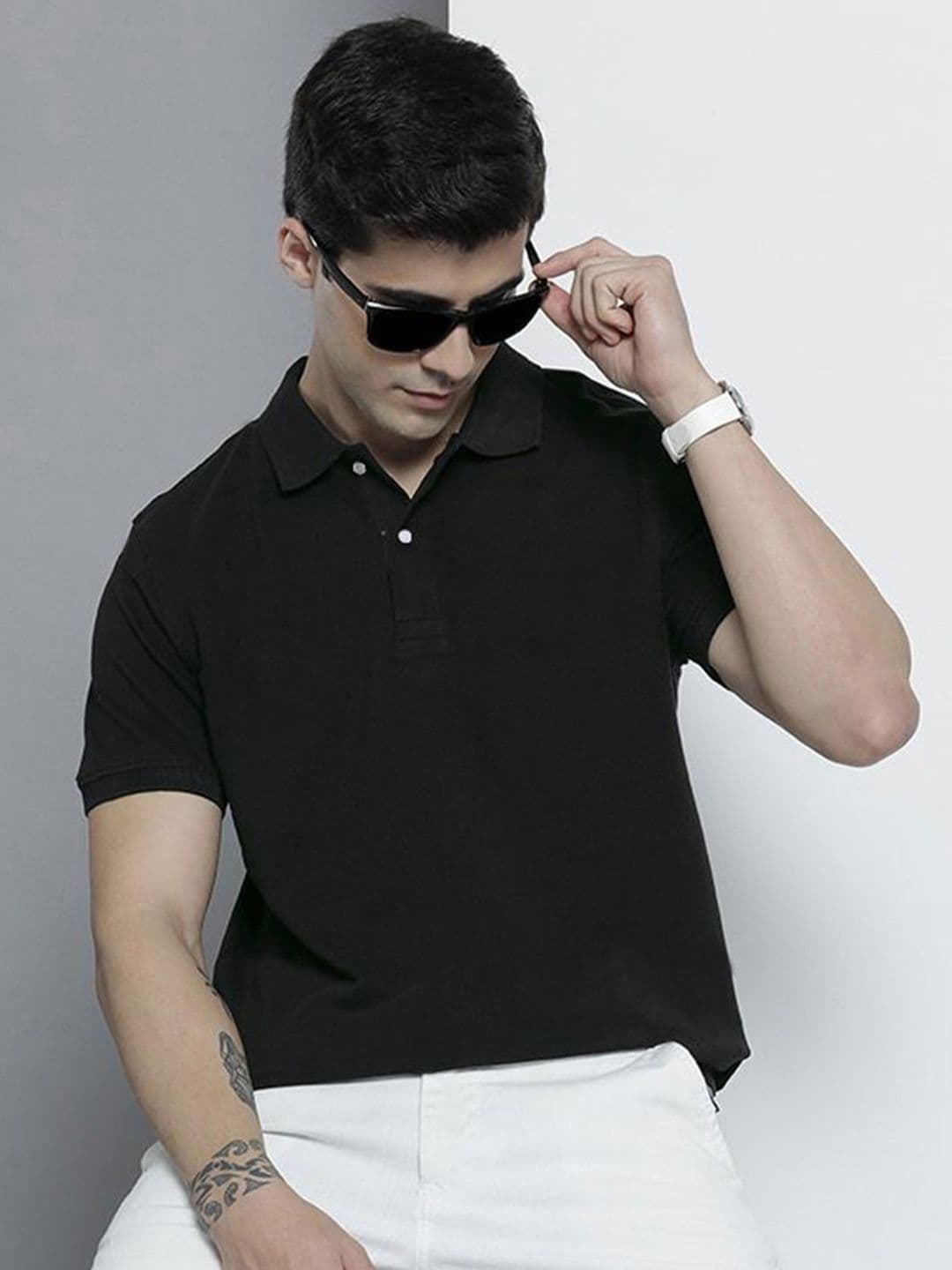 SZN Men Polo Collar Moisture Wicking Slim Fit T-shirt - view 1