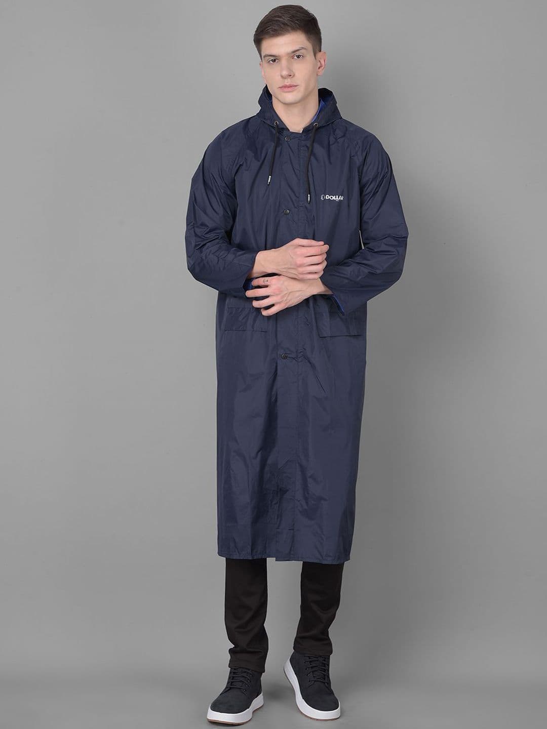 Dollar Rainguard Full Sleeve Long Raincoat With Adjustable Hood & Pocket - view 1
