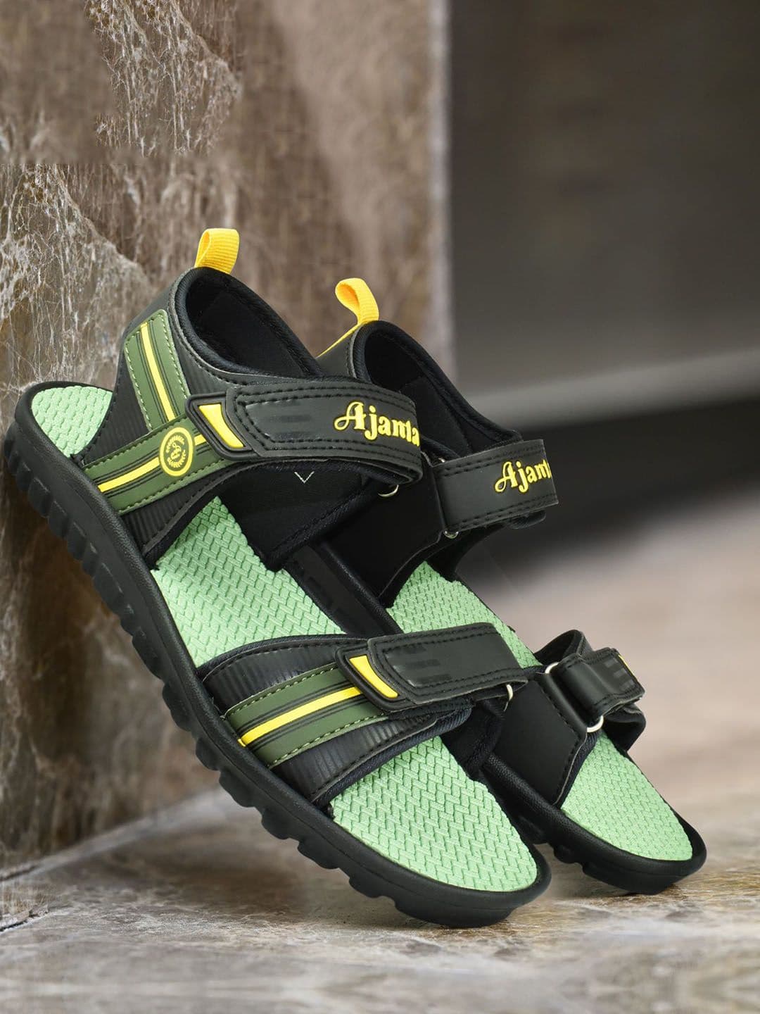 Ajanta Men Textured Sports Sandal - view 1