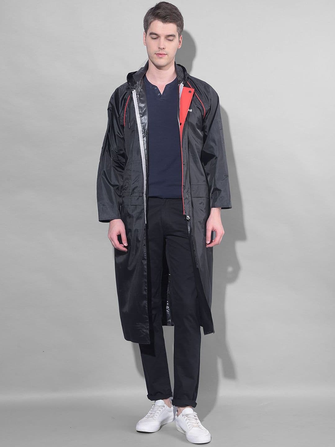 Dollar Rainguard Full Sleeve Long Raincoat With Adjustable Hood & Pocket - view 1