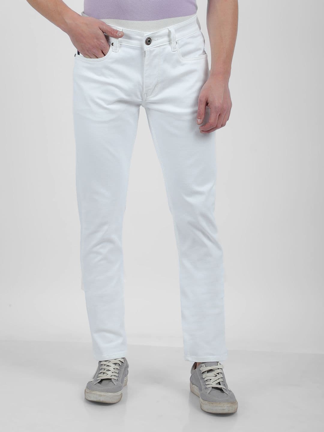 Numero Uno Men Slim Fit Low-Rise Stretchable Jeans - view 1