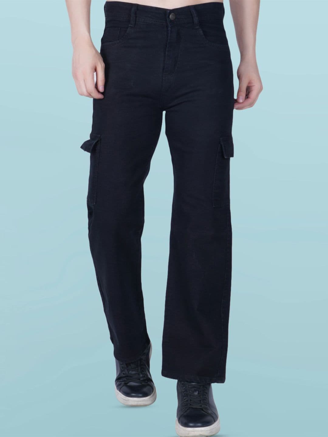 SZN Men Classic Relaxed Fit Low Distress Jeans - view 1