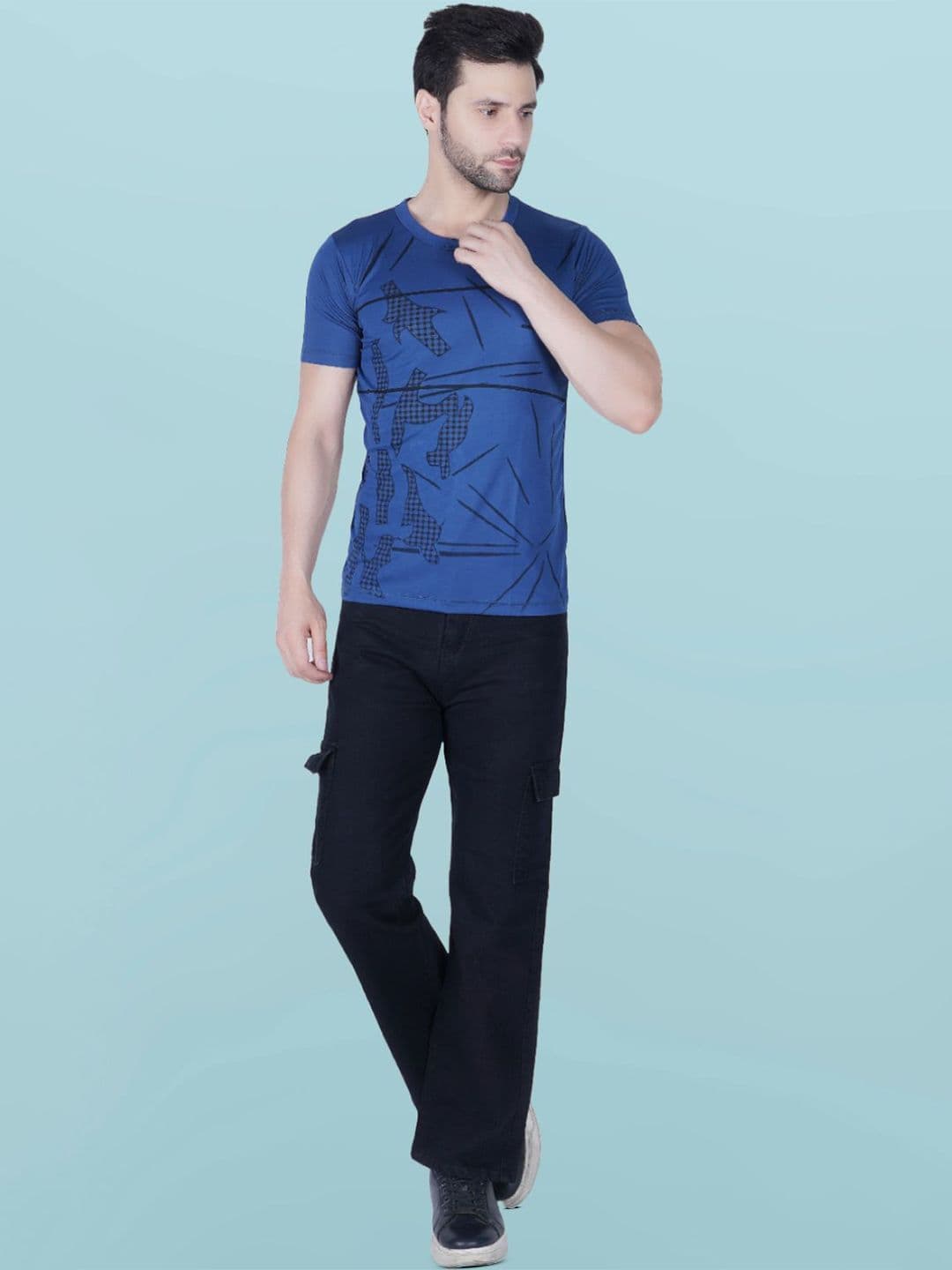 SZN Men Classic Mid-Rise Low Distress Jeans - view 1