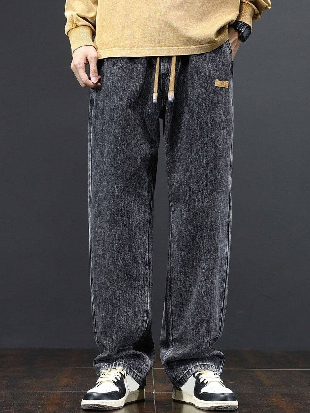 SZN Men Regular Fit High-Rise Low Distress Jeans - view 1