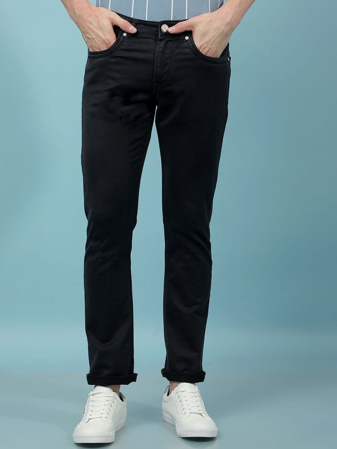 Crimsoune Club Men Slim Fit Mid-Rise Light Fade Stretchable Jeans - view 1
