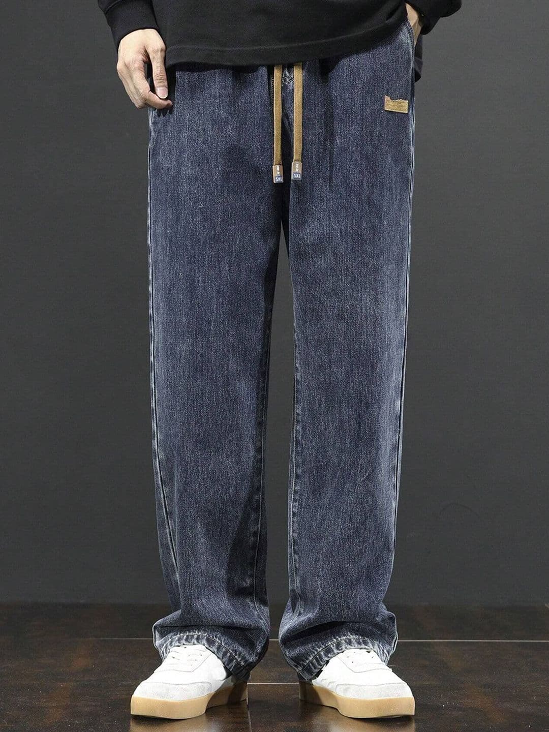 SZN Men Relaxed Fit High-Rise Dark Jeans - view 1