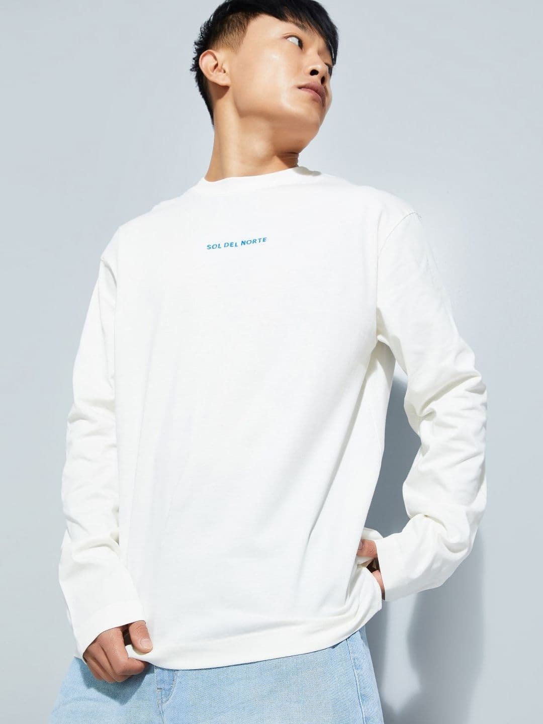 max Men Graphic Printed Round Neck Cotton Oversized T-shirt - view 1
