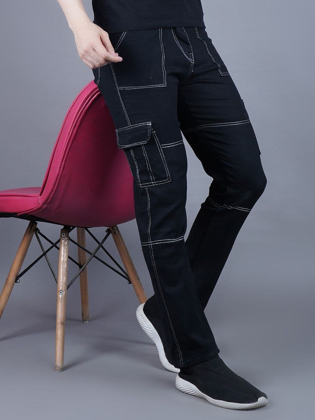 SZN Men Classic Regular Fit Mid-Rise Slash Knee Jeans - view 1
