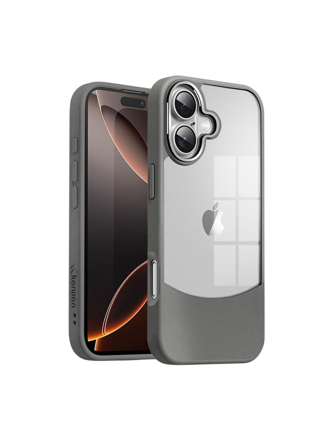 Karwan Solid Printed iPhone 16 Plus Back Case Mobile Accessories - view 1