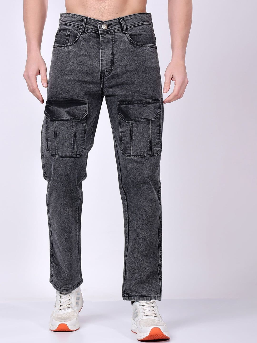 ZAYSH Men Regular Fit Mid-Rise Heavy Fade Cotton Jeans - view 1