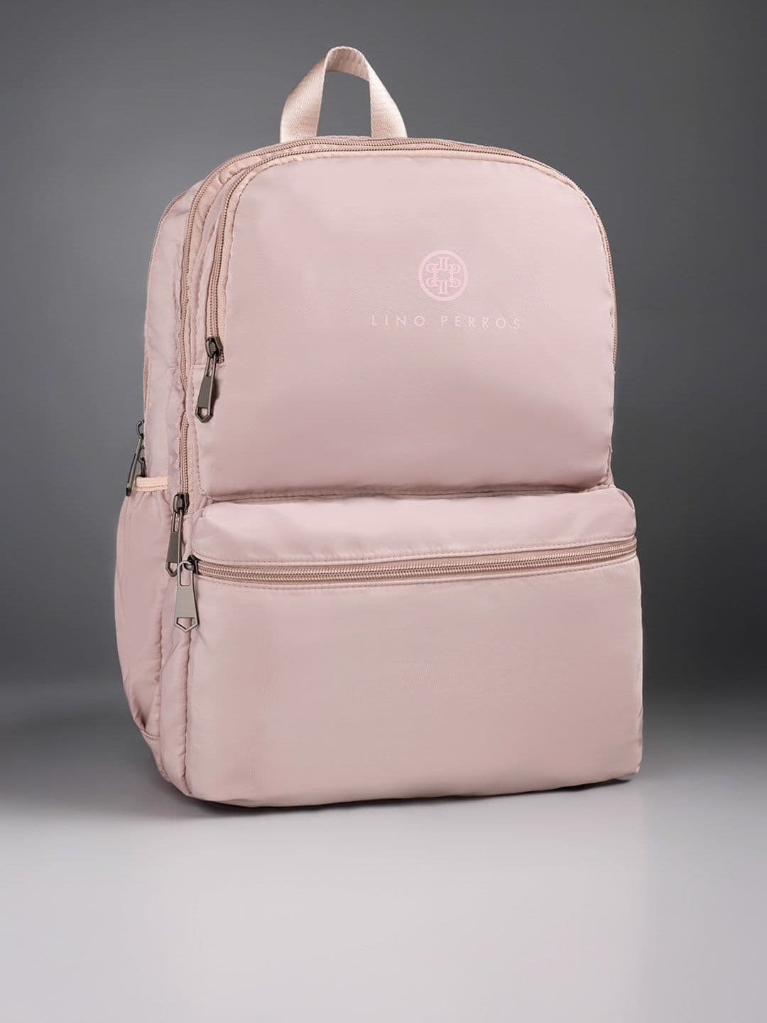Lino Perros Women Dusty Pink Solid 13 Inch Laptop Backpack - view 1