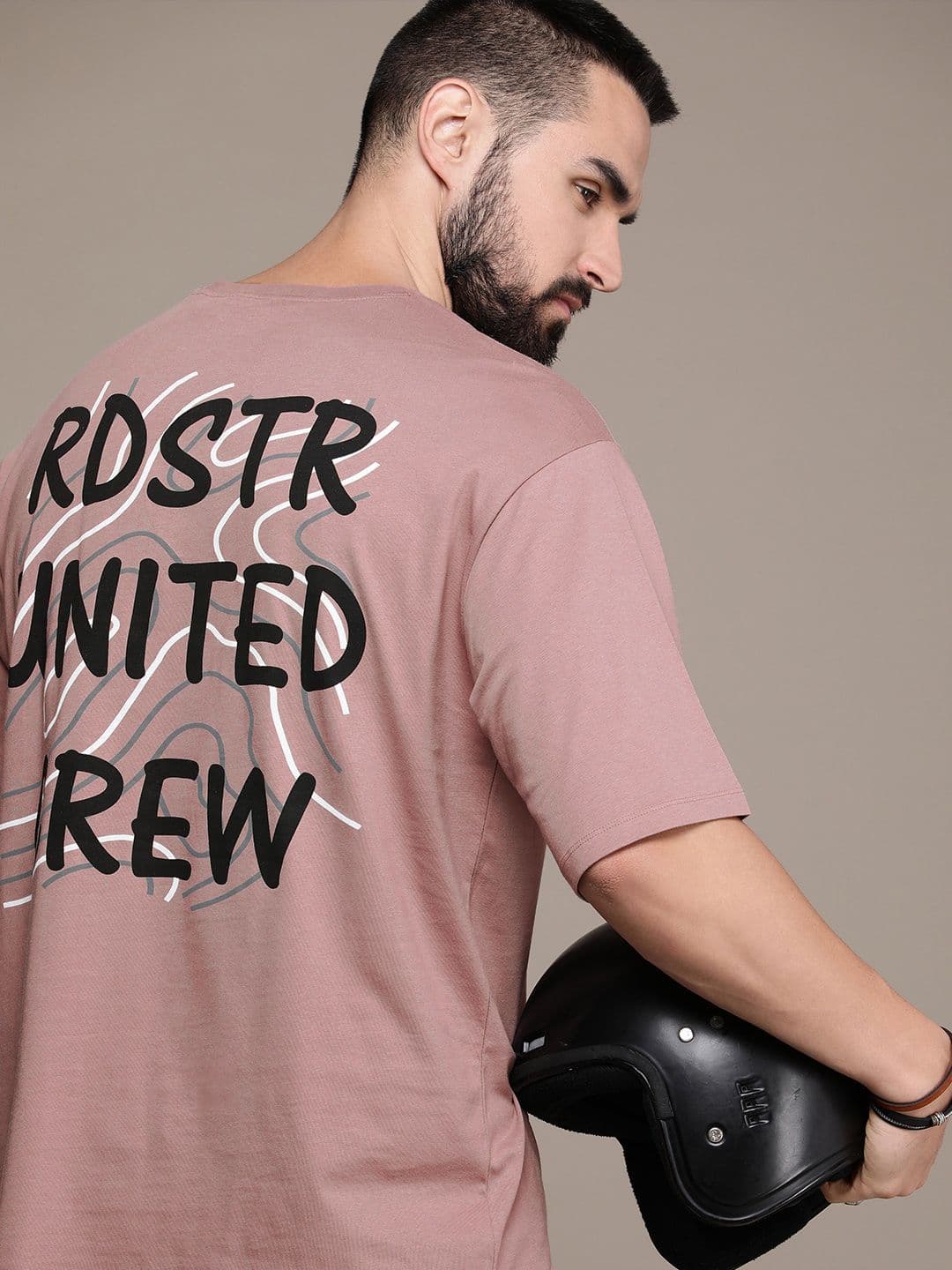 The Roadster Lifestyle Co. Brand Logo Printed Pure Cotton T-shirt - view 1