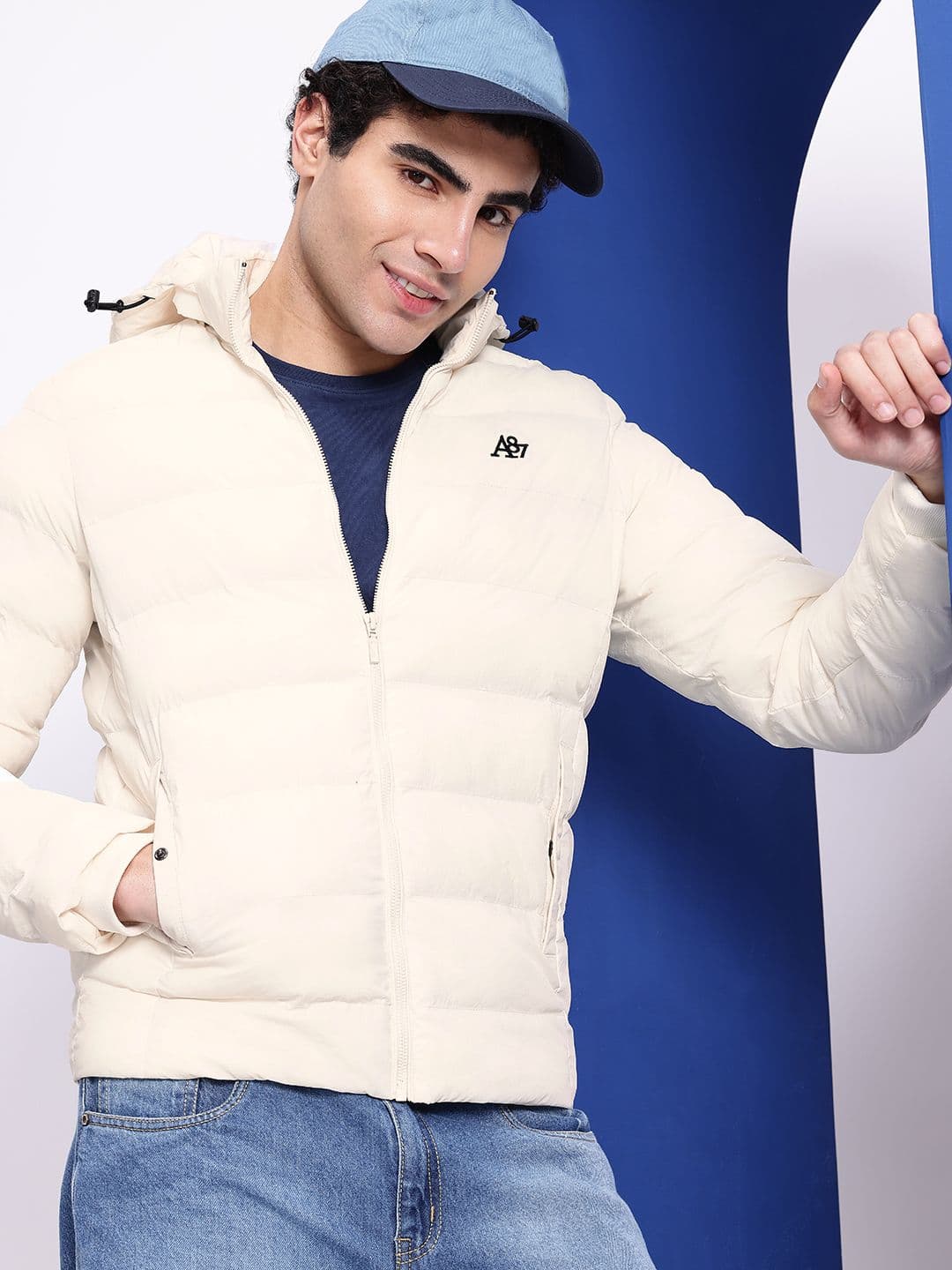 Aeropostale Padded Jacket With Detachable Hood - view 1