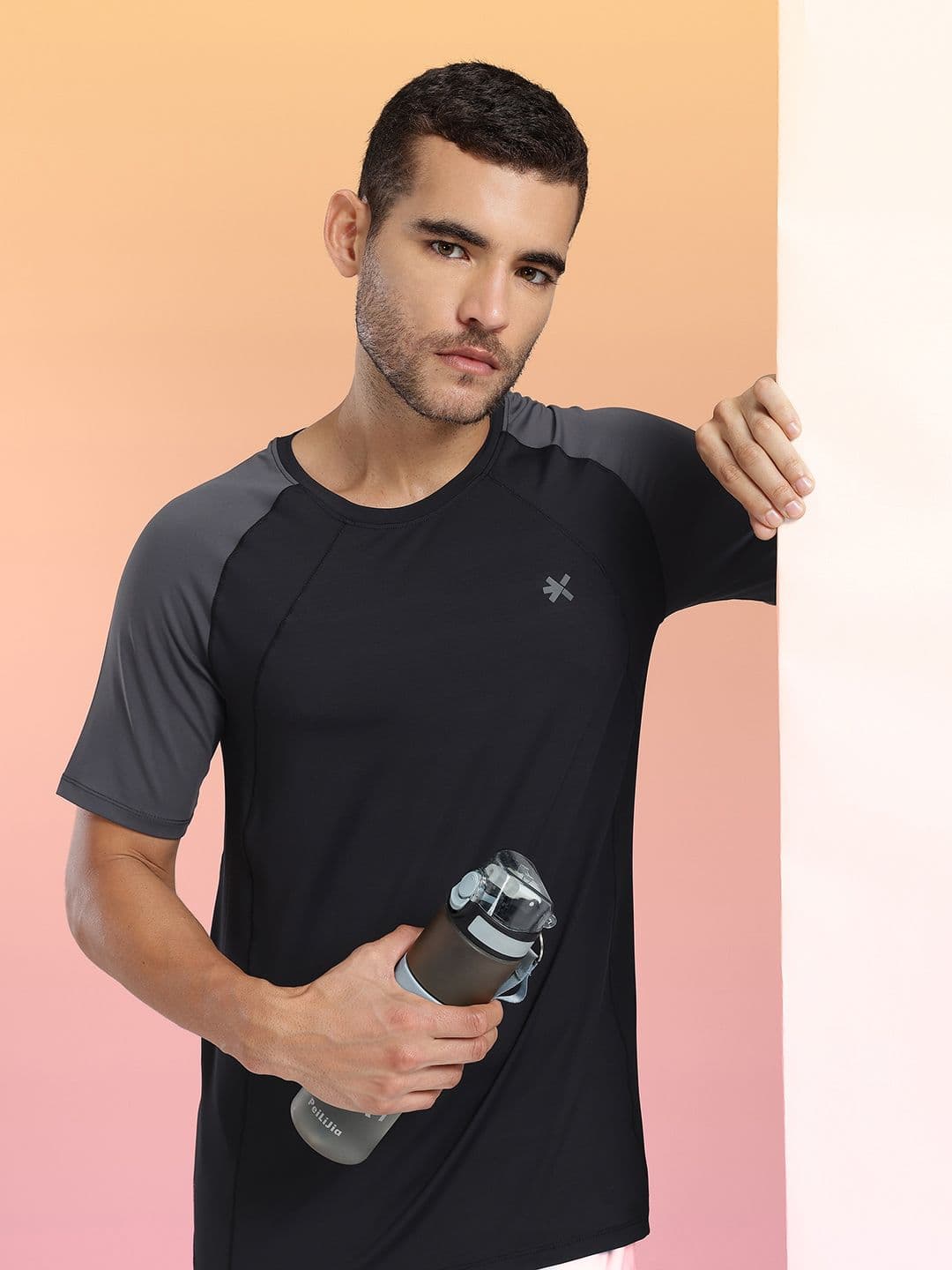 HRX by Hrithik Roshan Graphic Printed Slim Fit Training T-shirt - view 1