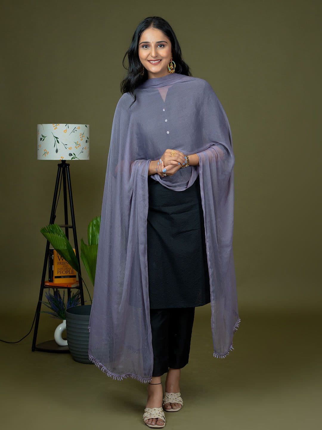 HELLA FASHIONS Chiffon Dupatta - view 1