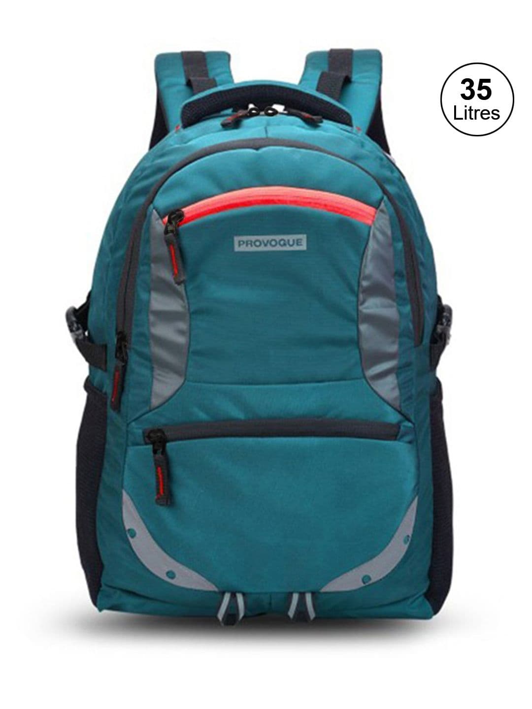 Provogue Unisex Sea Green & Black Backpack with Rain Cover 31L - view 1