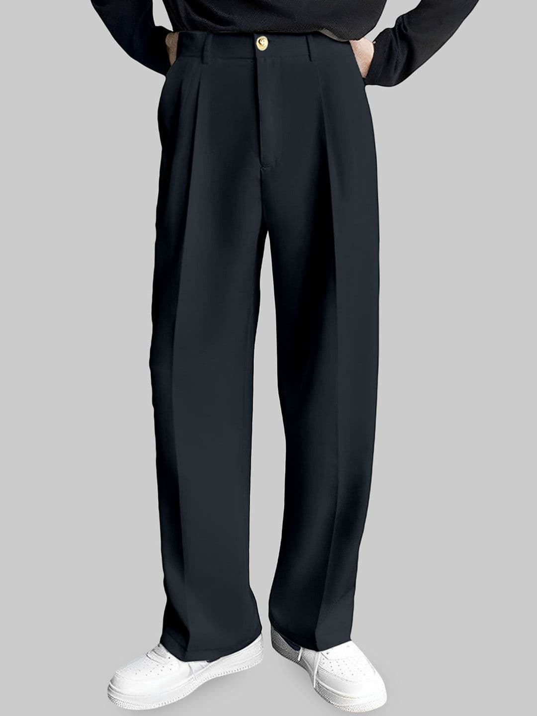 FTX Men Relaxed Loose Fit Pleated Korean Pants - view 1