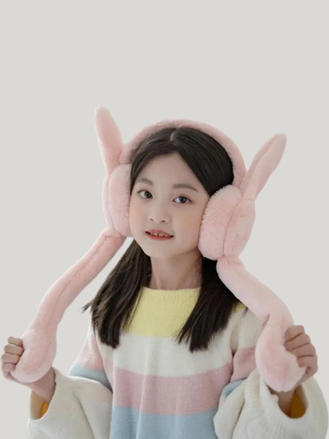 INDUS CLOUD Bunny Earmuffs Cute Plush Animal Ear Warmers - view 1