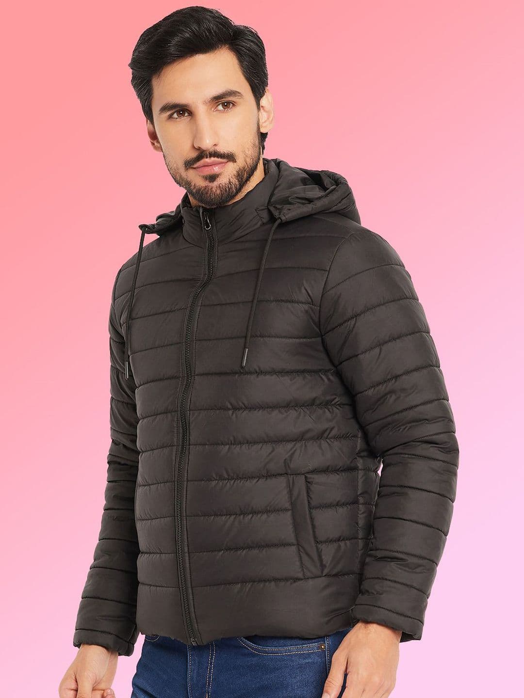 VERO AMORE Hooded Lightweight Puffer Jacket - view 1