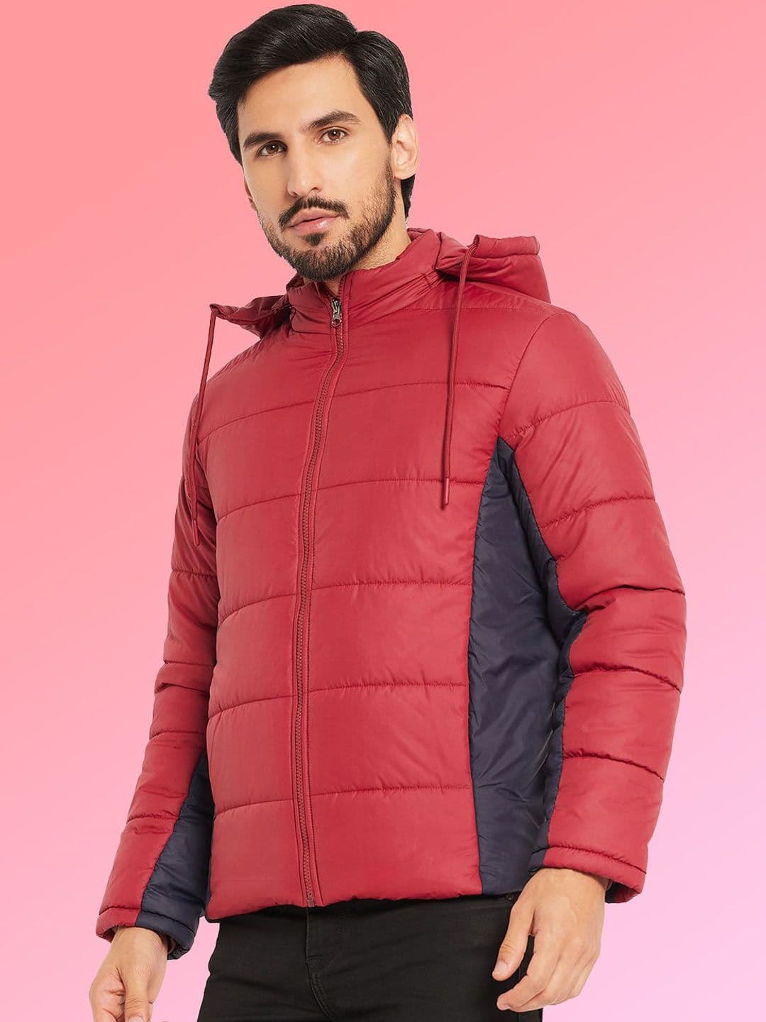 VERO AMORE Men Hooded Colourblocked Lightweight Puffer Jacket - view 1