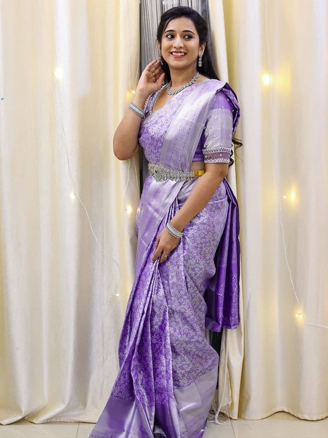 Shriyangan Woven Design Zari Art Silk Kanjeevaram Saree - view 1