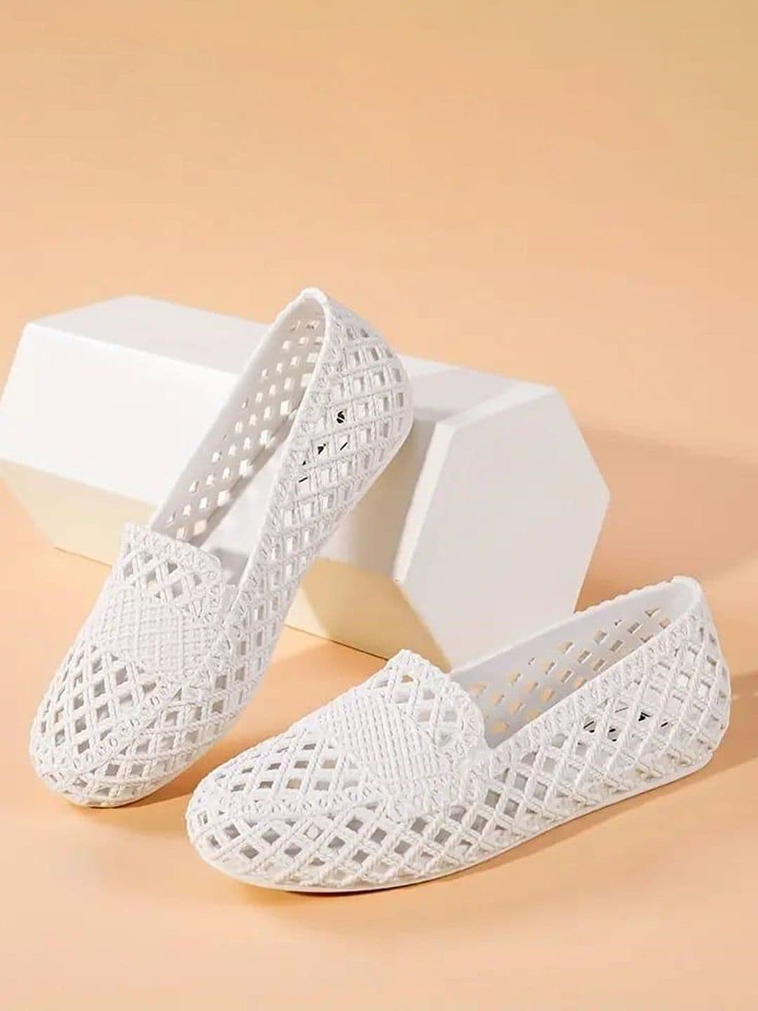 Deals4you Textured Round Toe Ballerinas - view 1