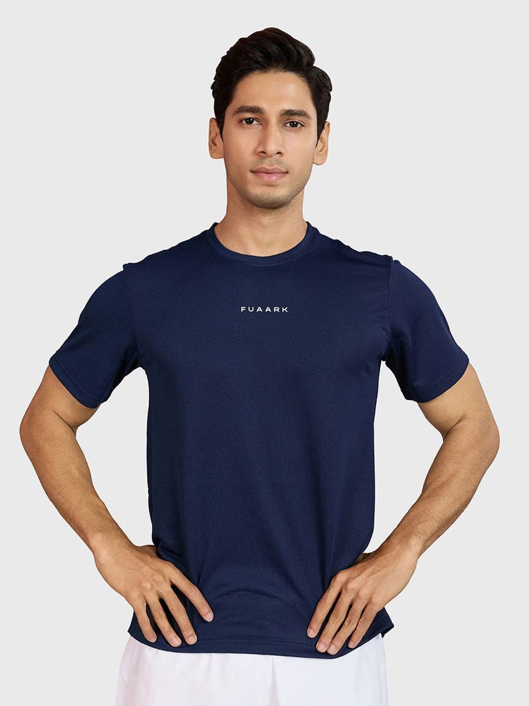 FUAARK Men Anti Odour Solid Round Neck T-shirt - view 1