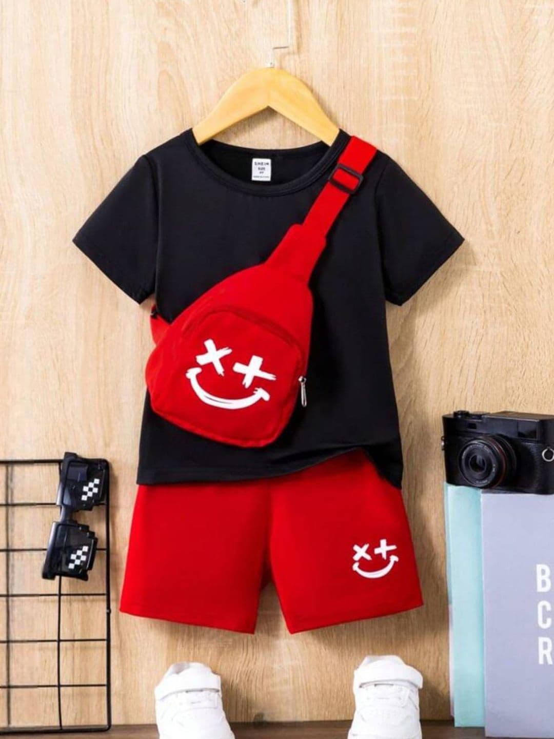 FAHAD CREATIONS Unisex Kids T-shirt With Shorts - view 1