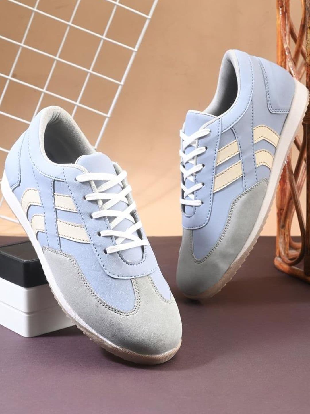 Roadster Men Casual Blue PU Sneakers - view 1