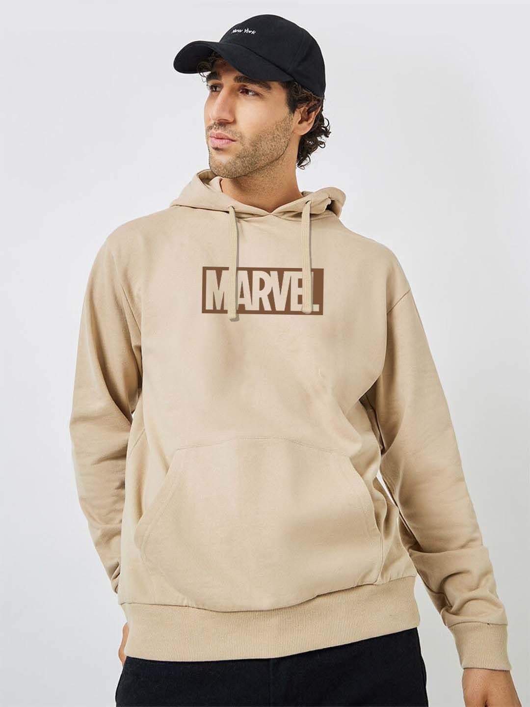 Organic Chics Men Printed Hooded Sweatshirt - view 1
