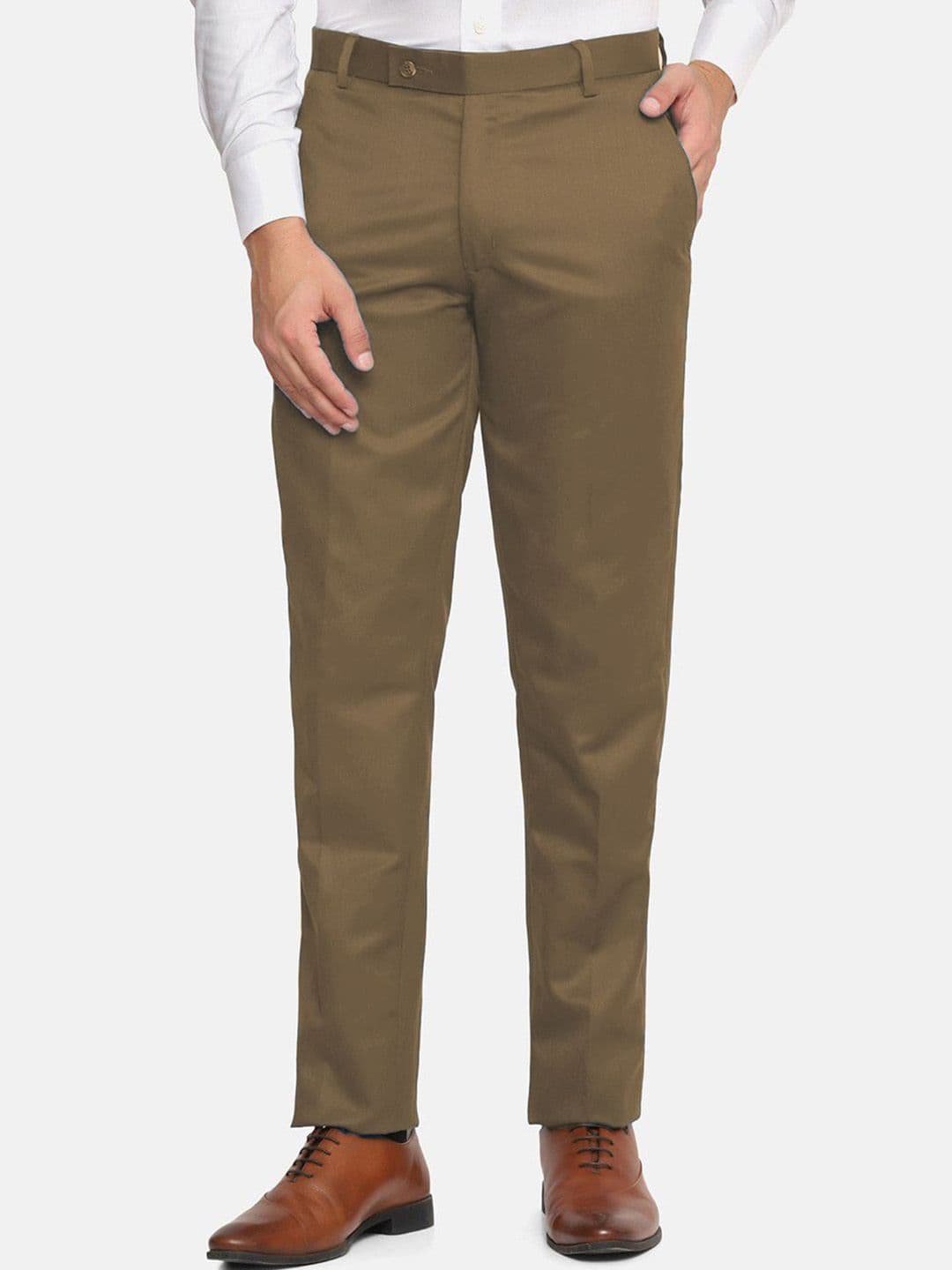 MANCREW Men Mid-Rise Regular fit formal trousers - view 1