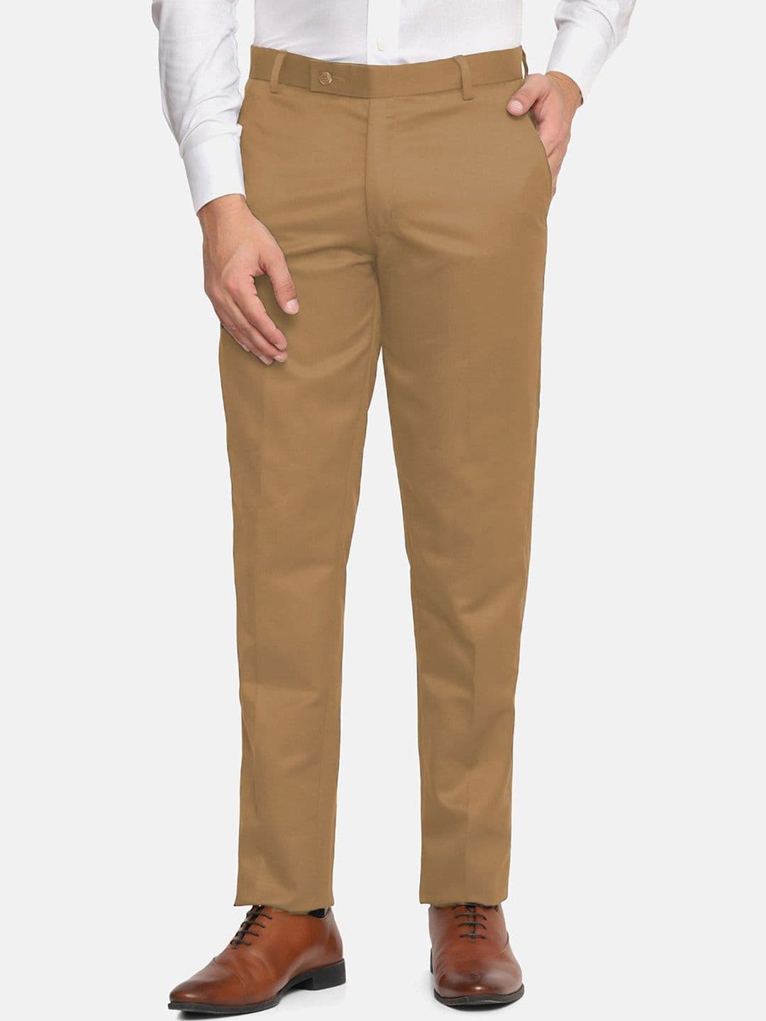 MANCREW Men Regular Fit Formal Trousers - view 1