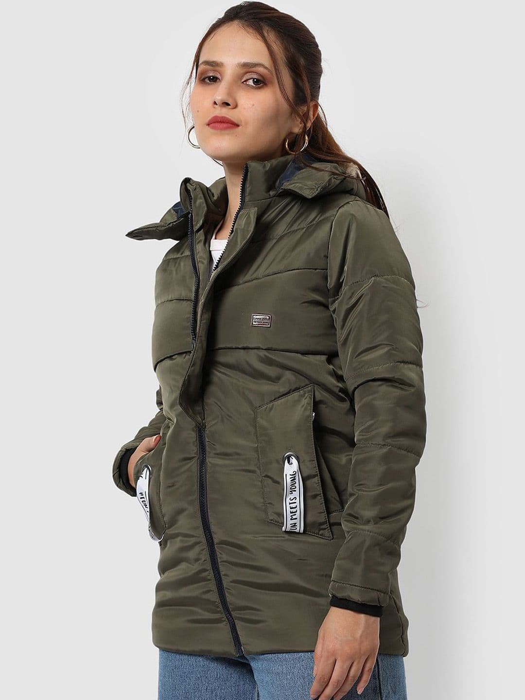 PINACOLADA Women Hooded Solid Lightweight Parka Jacket - view 1
