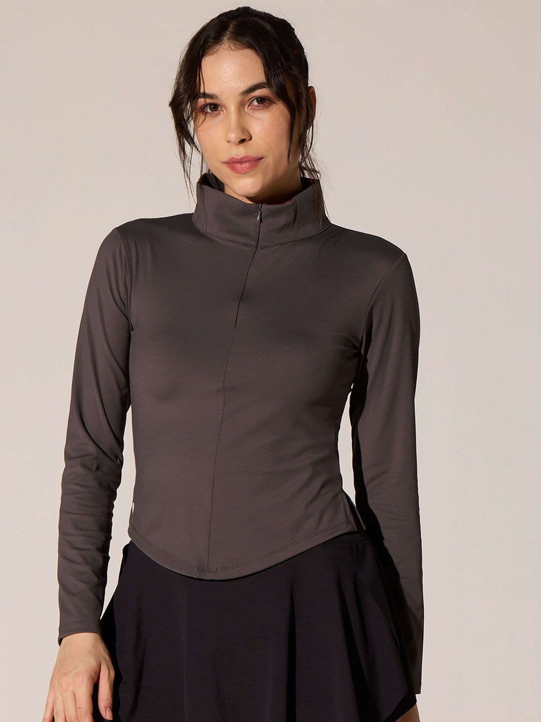 CAVA Women Geometric Lightweight Crop Running Sporty Jacket - view 1