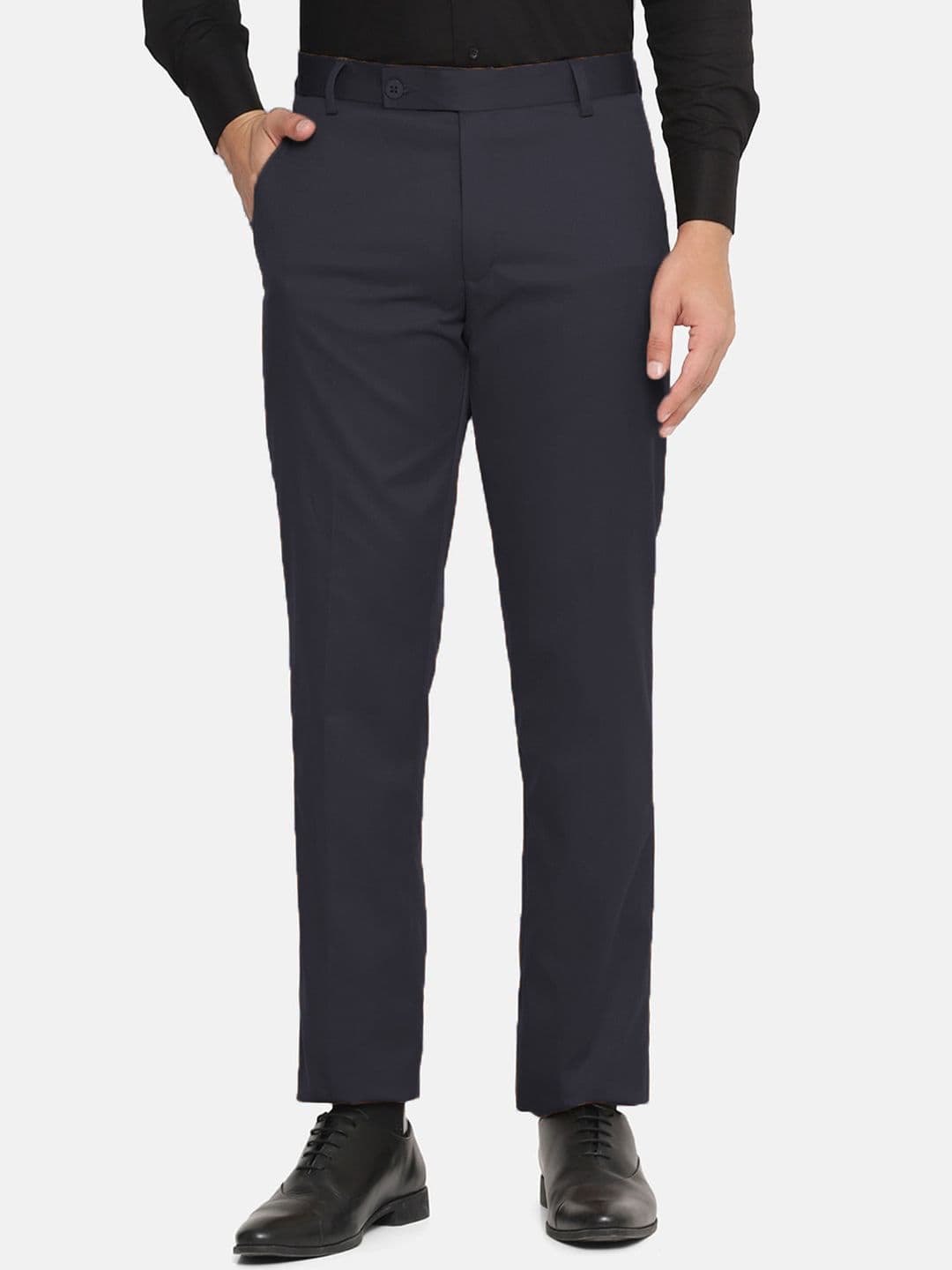 MANCREW Men Relaxed Regular Fit Formal Trousers - view 1