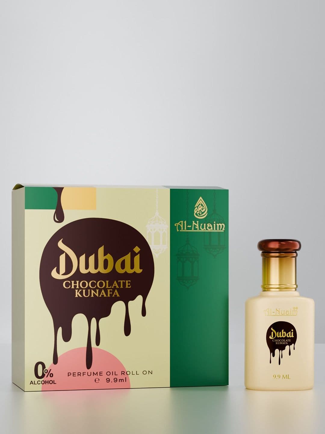 Al-Nuaim Amer Series Dubai Chocolate Kunafa Long Lasting Alcohol Free Attar - 9.9ml - view 1