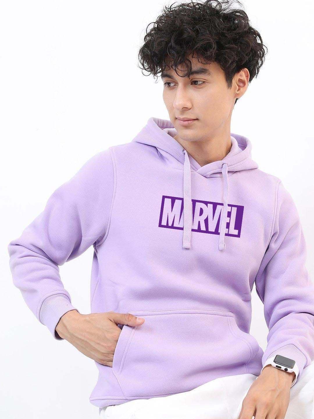 Organic Chics Men Printed Hooded Sweatshirt - view 1