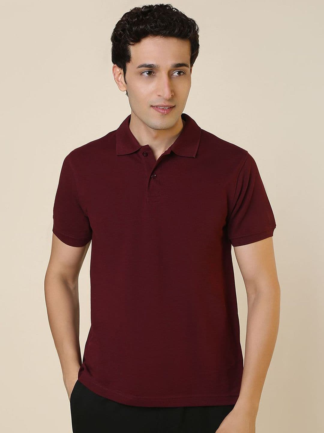 SleepZ by Raymond Men Polo Collar T-shirt - view 1