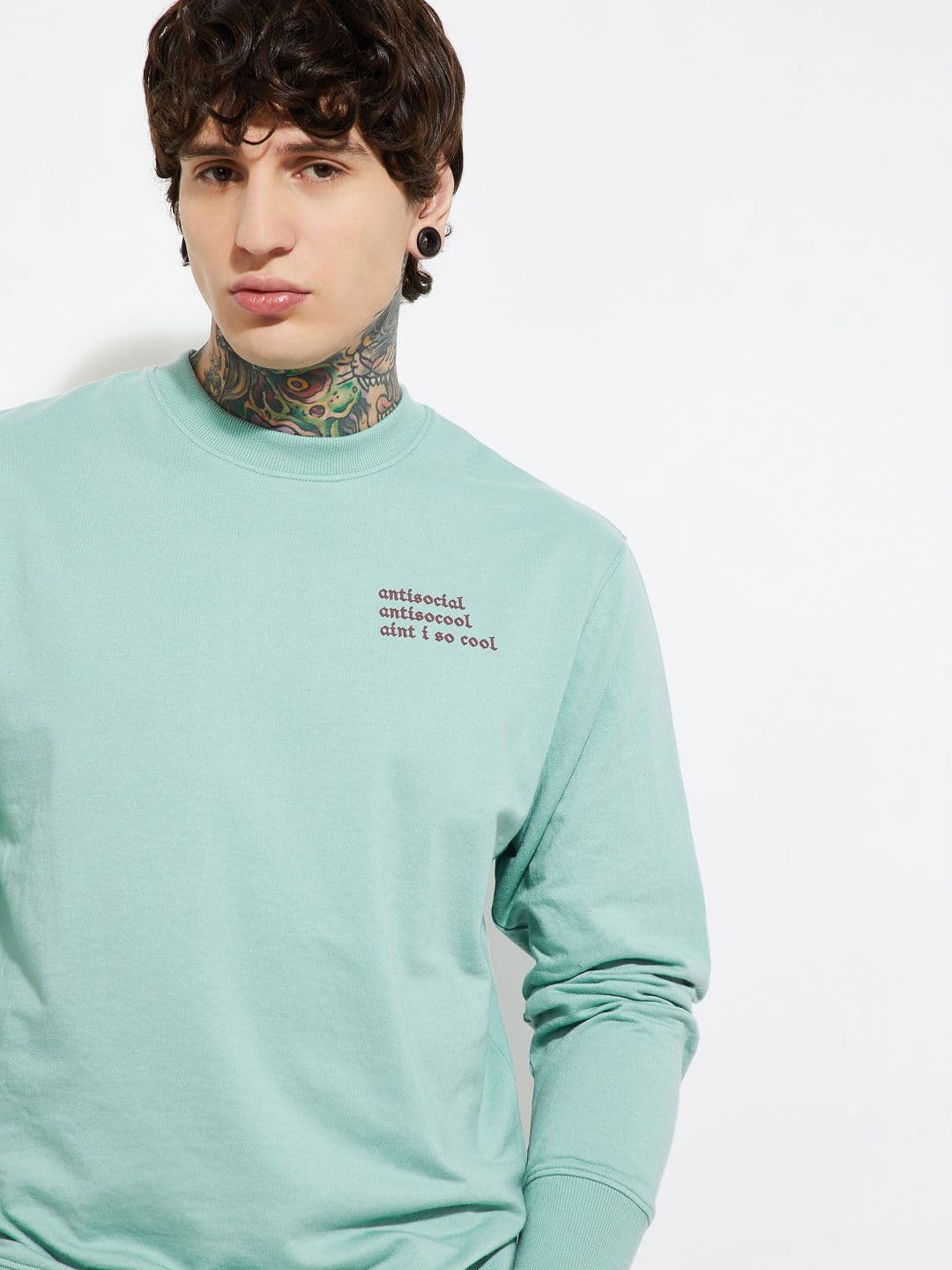 max Men Printed Pullover Sweatshirt - view 1