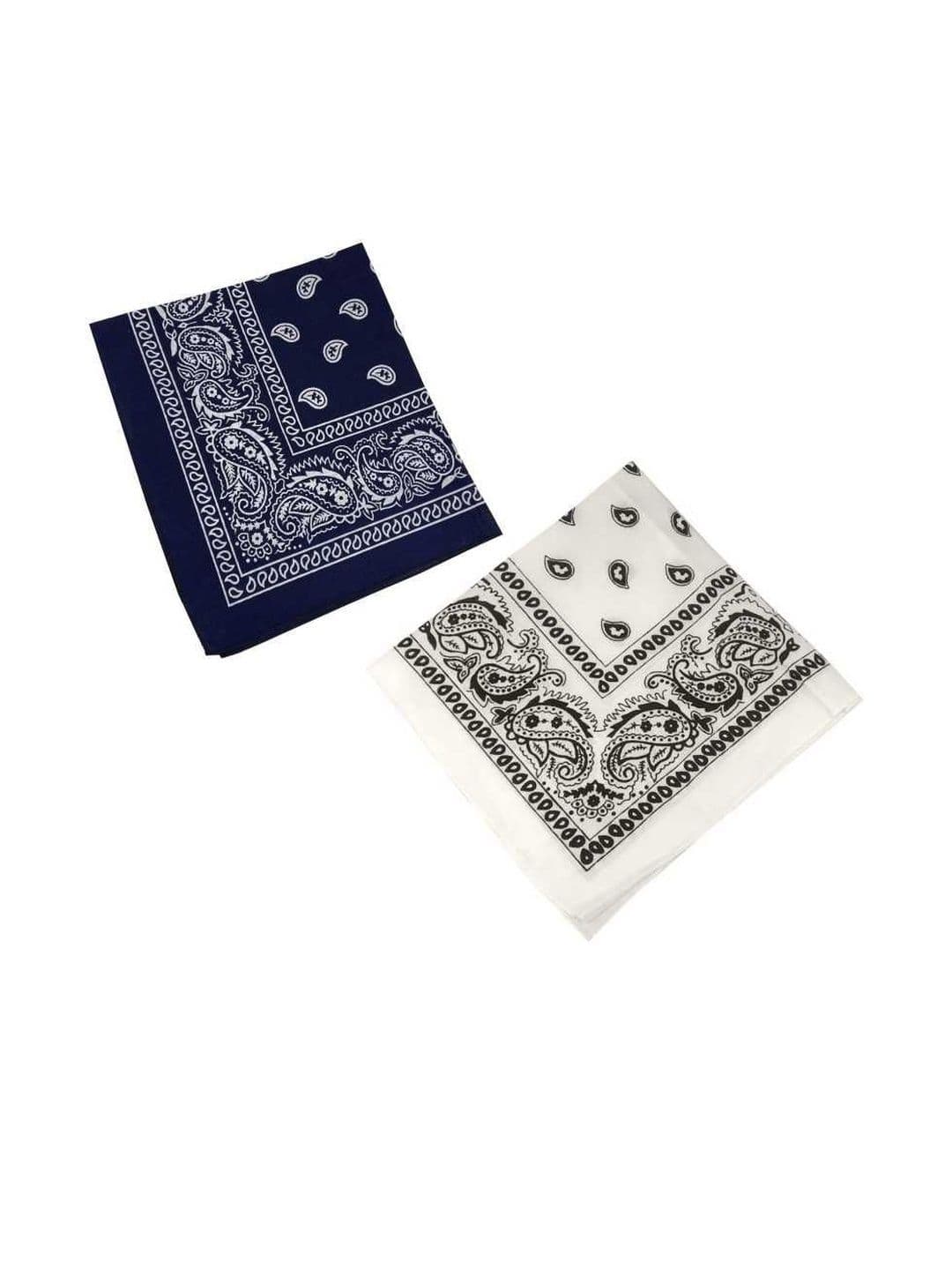 Navkar Crafts Pack Of 2 Unisex Paisley Cotton Bandanas - view 1