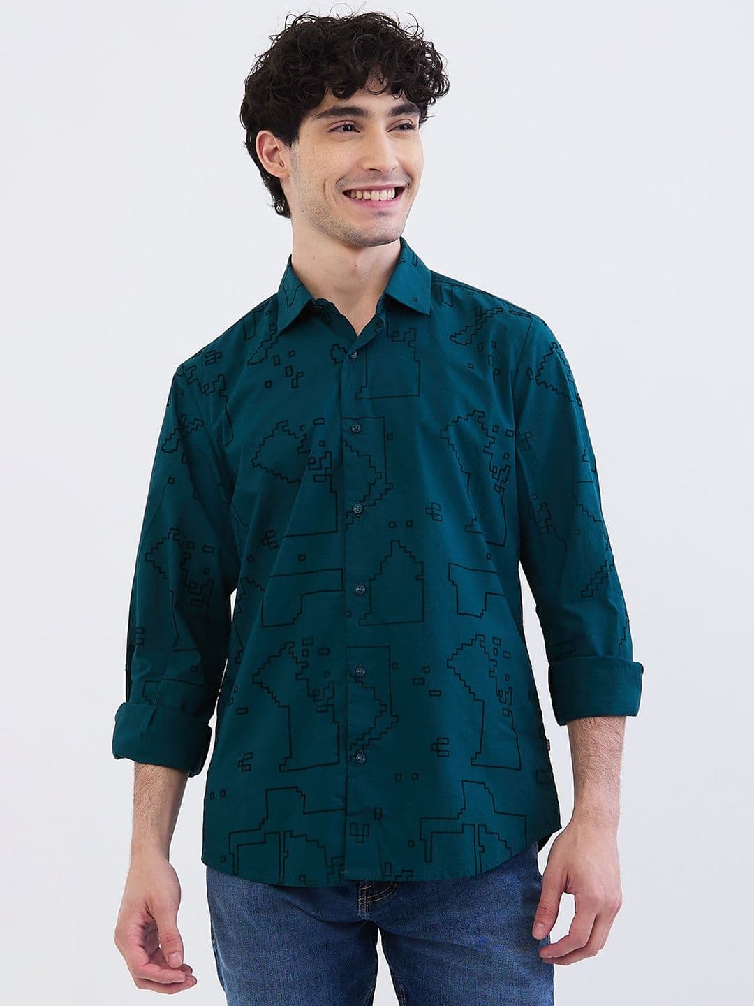 SPYKAR Men Cotton Casual Shirts - view 1