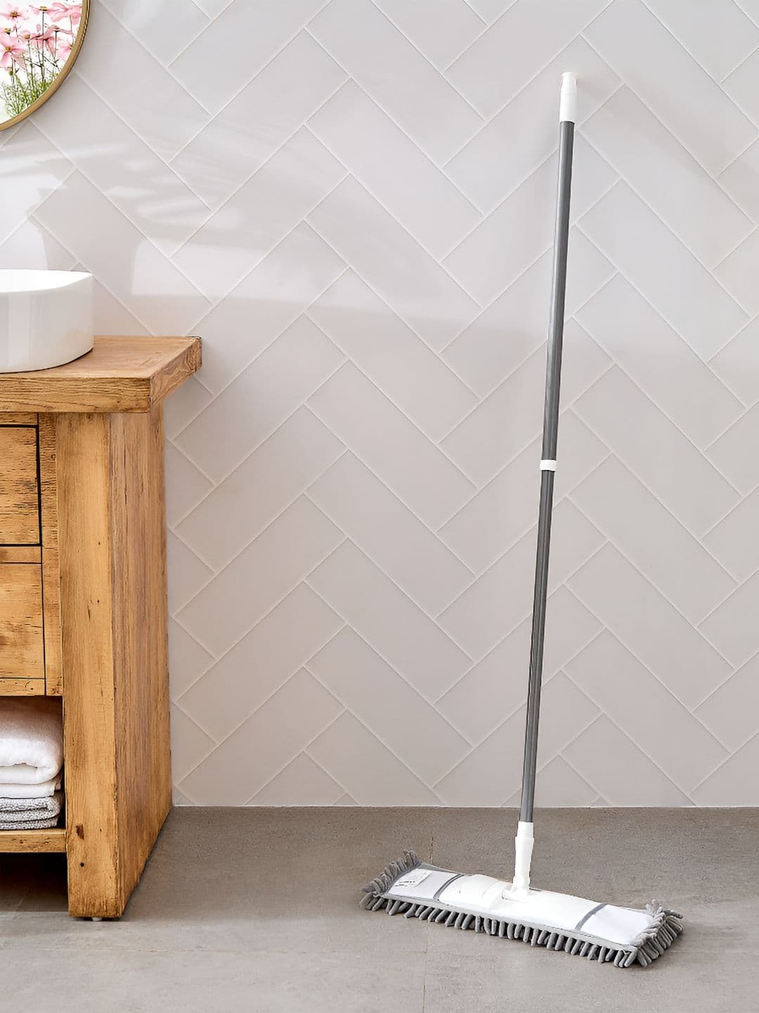 Home Centre Polypropylene with Telescopic Handle Dust Mop - view 1
