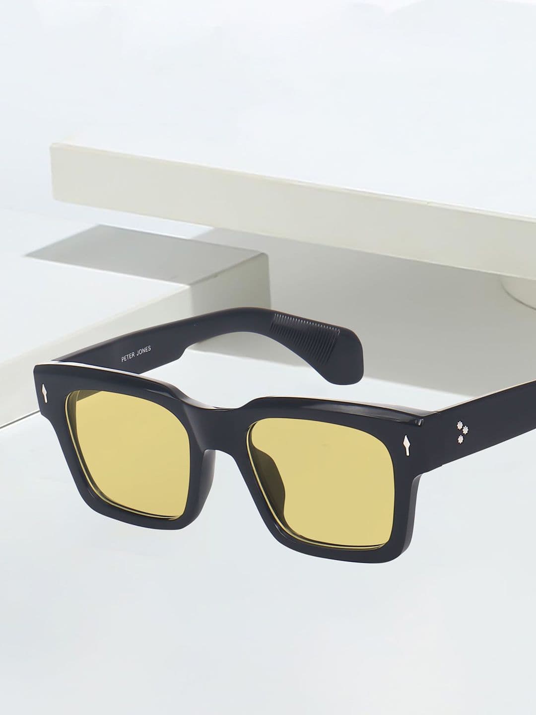 Peter Jones Eyewear Unisex Square Sunglasses with UV/UB Protected Lens 3804Y - view 1