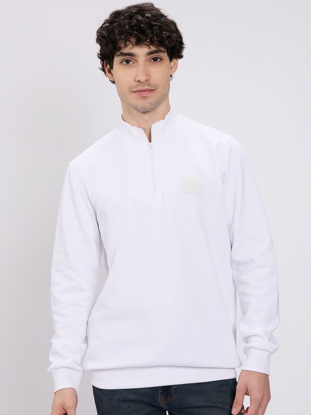 SPYKAR Men White Sweatshirt - view 1