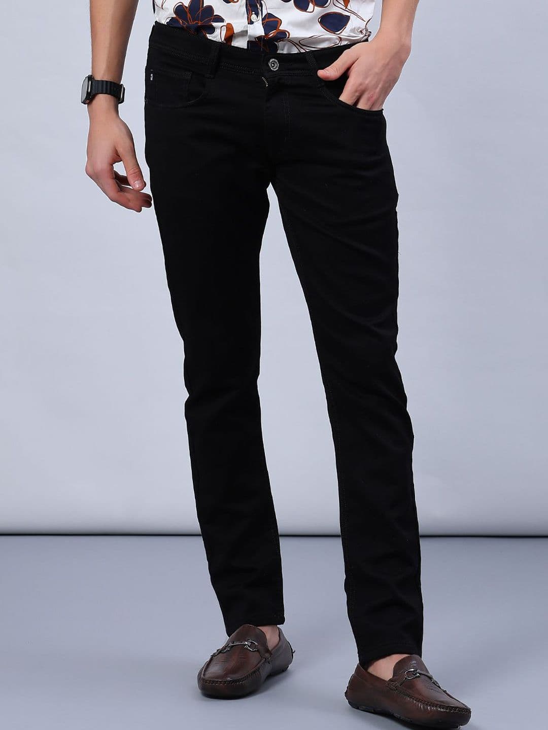 V-Mart Men Straight Fit Mid-Rise Cotton Denim Non Stretchable Jeans - view 1