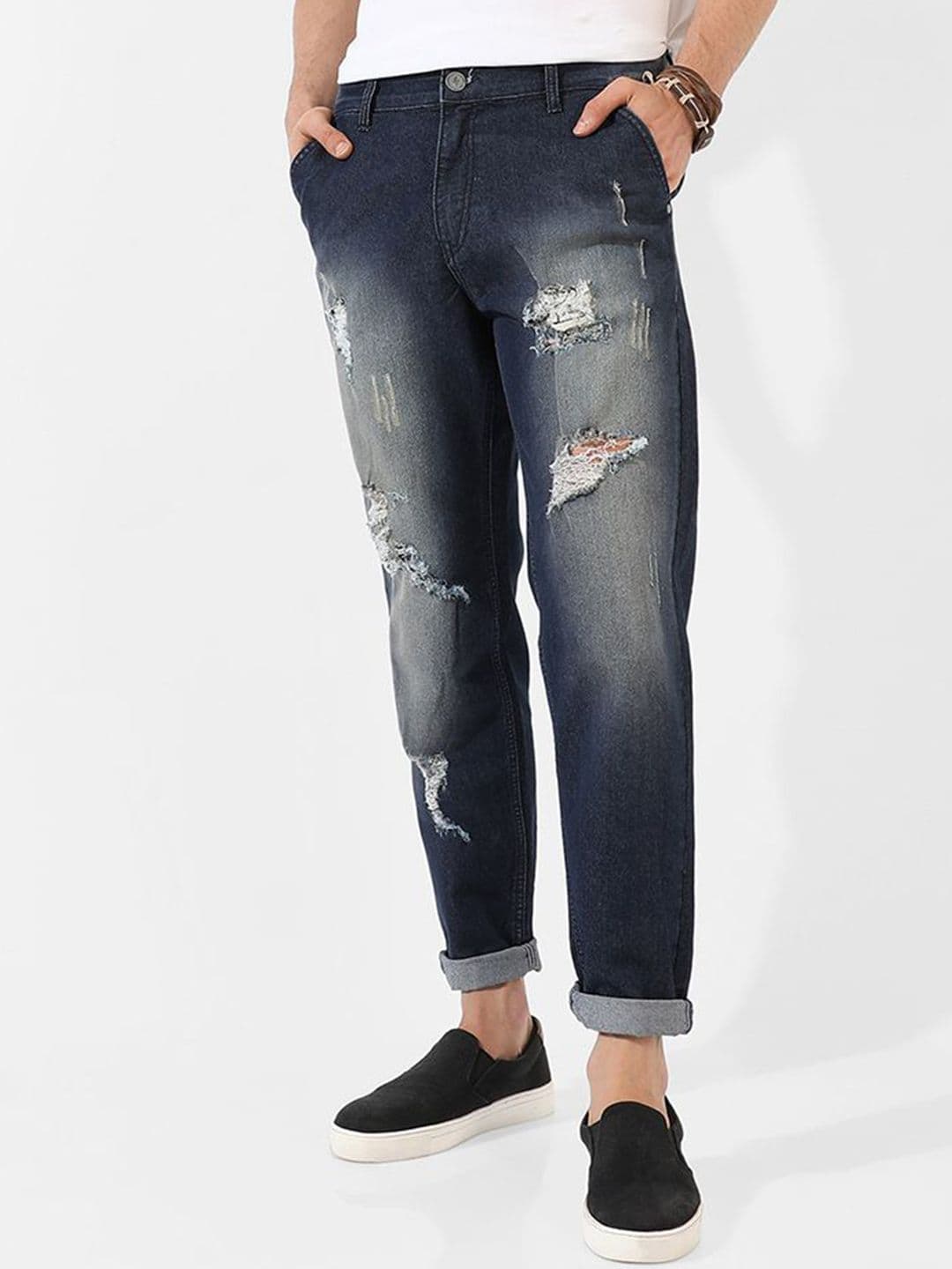 CAHOOT Men Comfort Regular Fit Mid-Rise Heavy Fade Stretchable Jeans - view 1